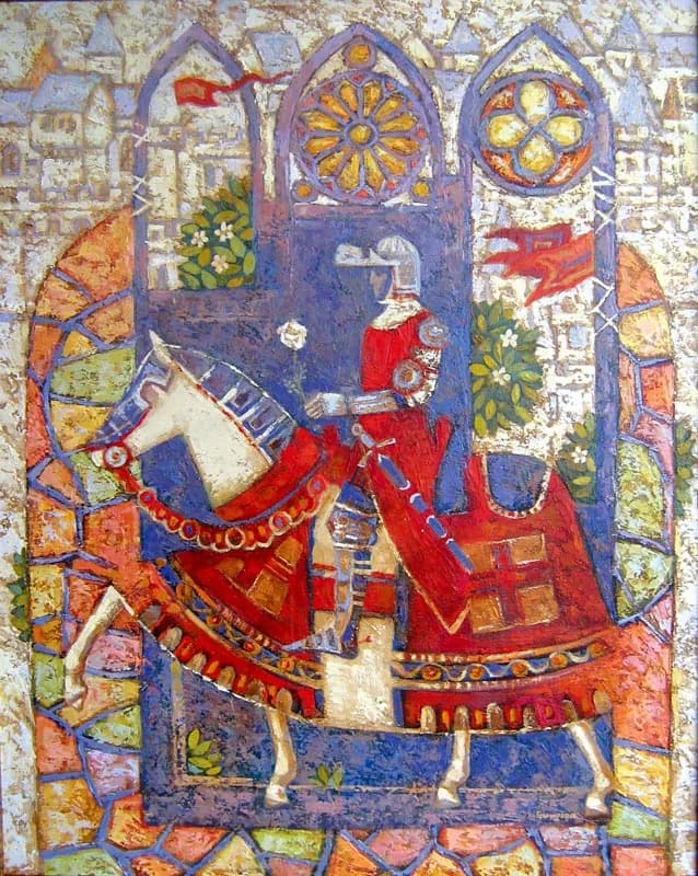 Белая роза. Триптих. Правая часть
