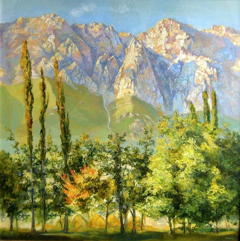 Утро в горах