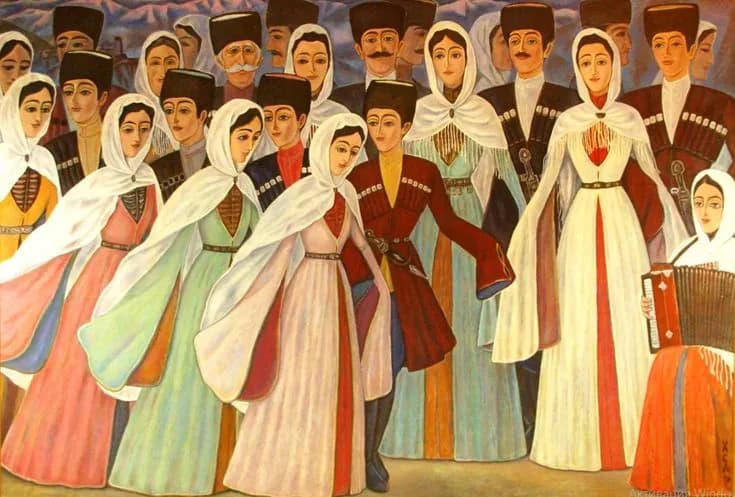 Оригинальное произведение «Танец гор», автор Хсар Гассиев