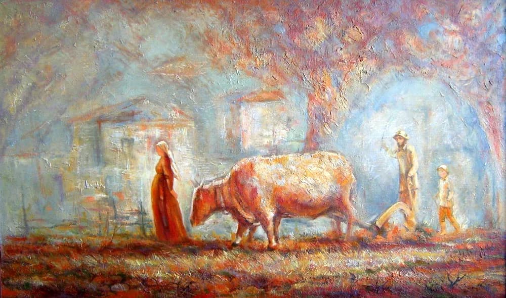 Весна, утро — АХСАРБЕК АХПОЛОВ