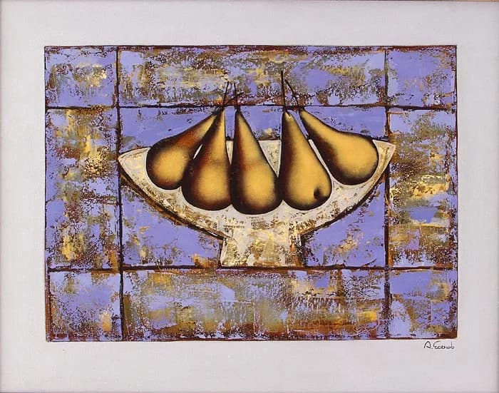 Натюрморт с грушами — АХСАР ЕСЕНОВ